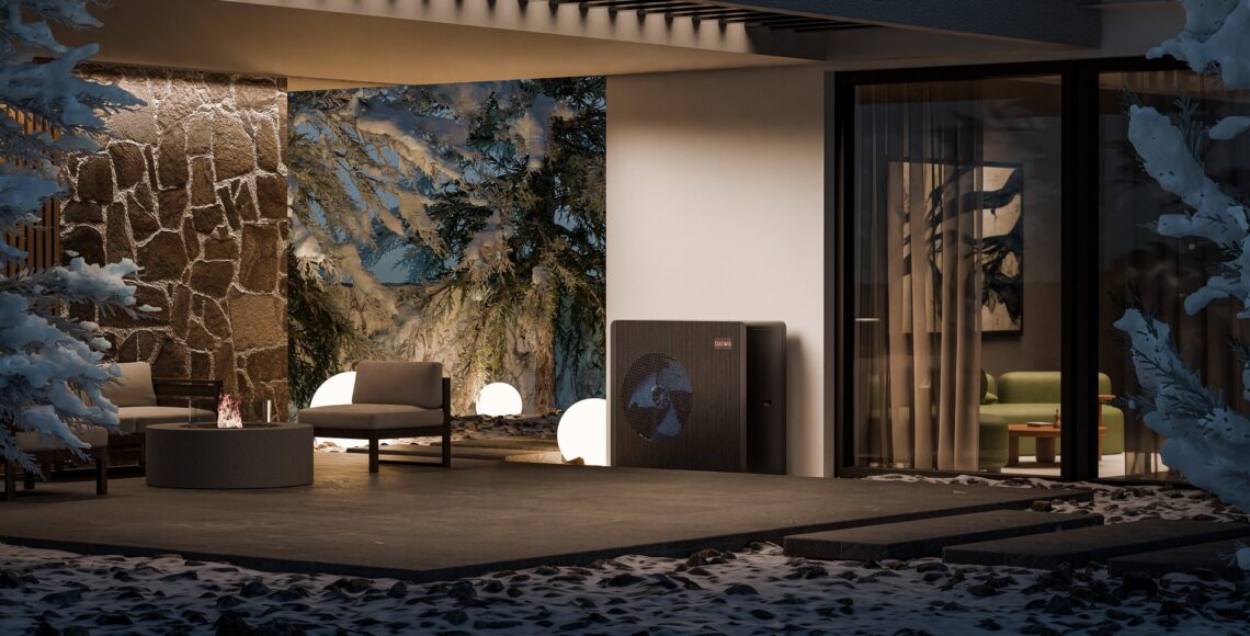 DW-16 R290 ısı pompası villa kullanım örneği